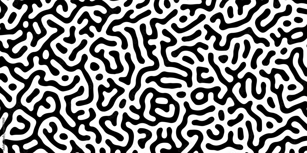 Abstract Turing pattern background. Reaction diffusion pattern. chaotic motion. Linear design. Vector illustration. Doodle labyrinth, pattern, zigzag, turing, Hand drawn Batik, arts, fashion, textile. Abstract Turing pattern background. Reaction diffusion pattern. chaotic motion. Linear design. Vector illustration. Doodle labyrinth, pattern, zigzag, turing, Hand drawn Batik, arts, fashion, textile.
