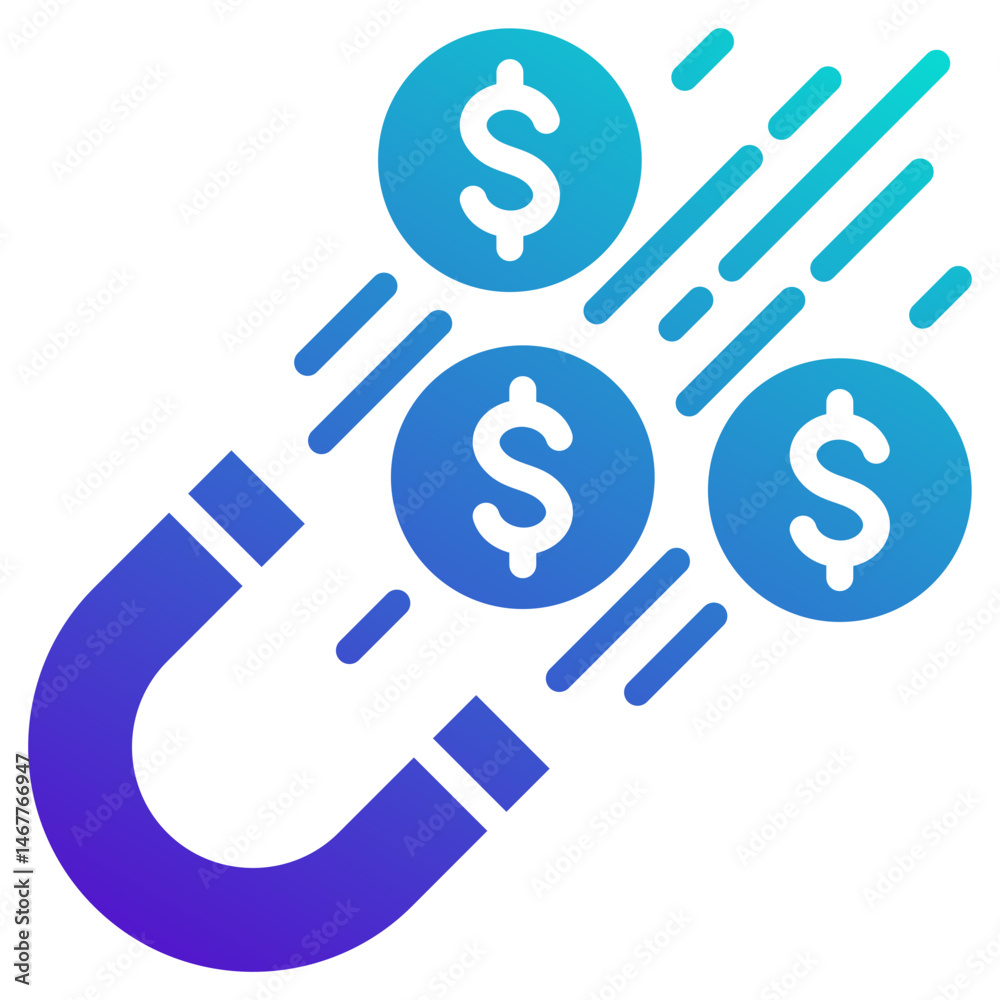 Obraz premium Attract Icon