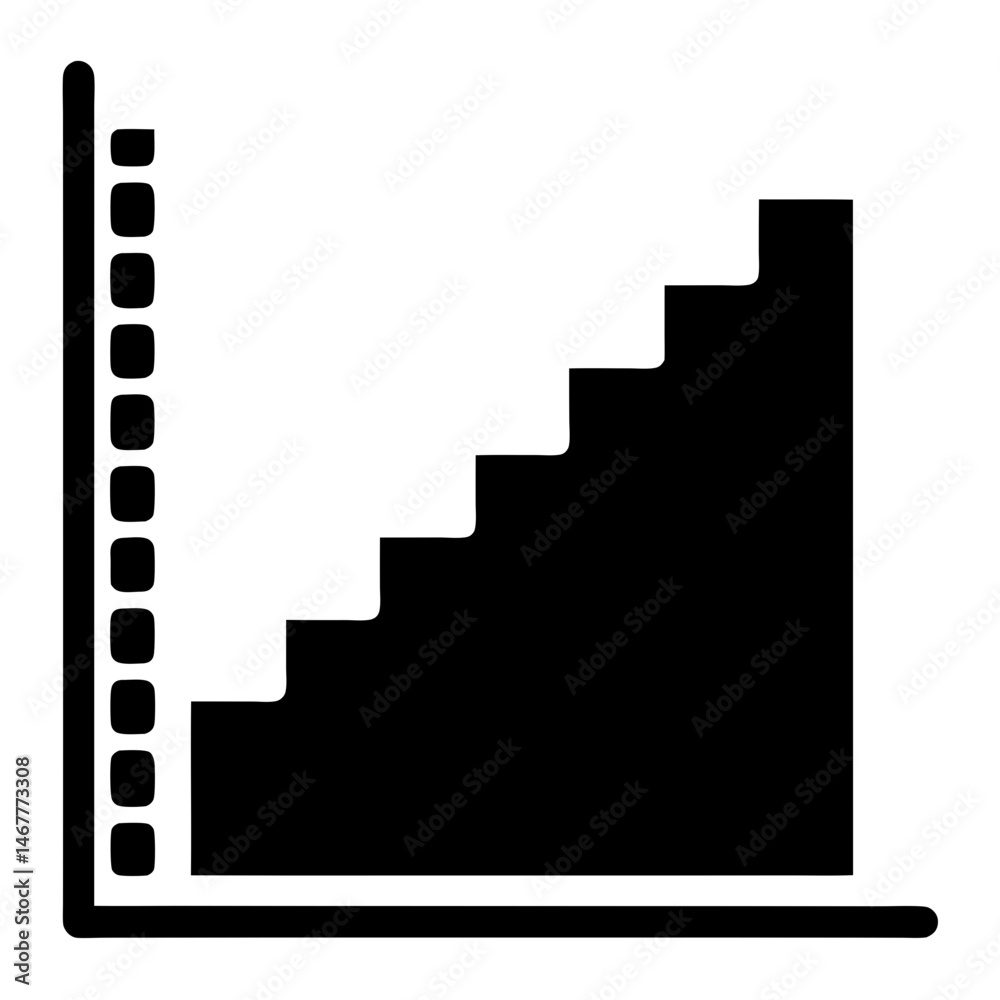 Upward Staircase Progression Chart for Growth Analysis and Strategic Planning Upward Staircase Progression Chart for Growth Analysis and Strategic Planning