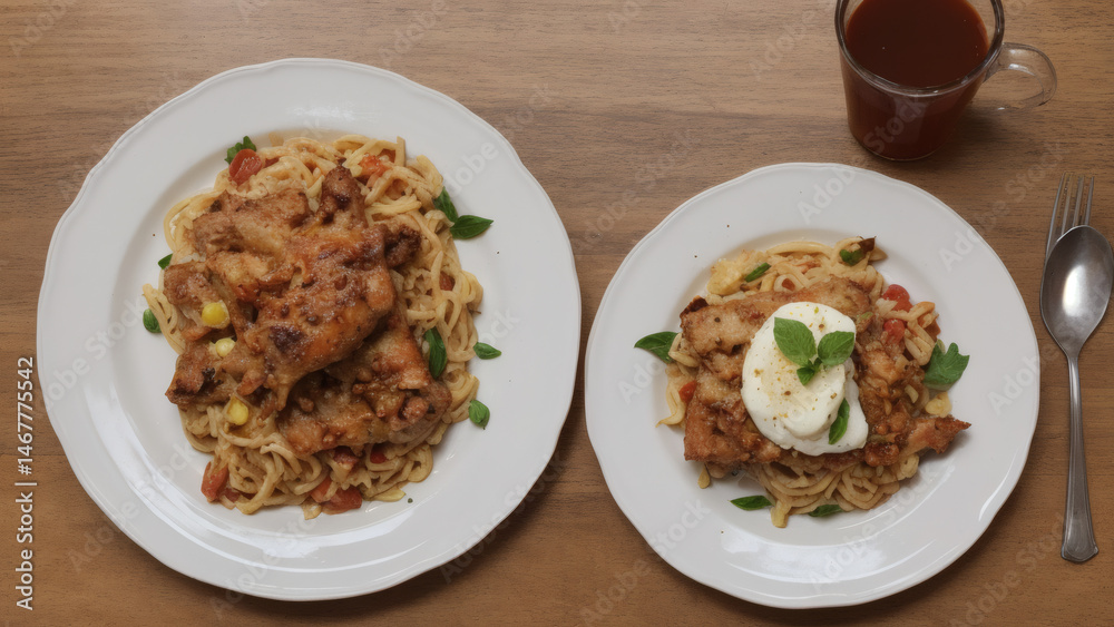 fried rice with chicken fried rice with chicken