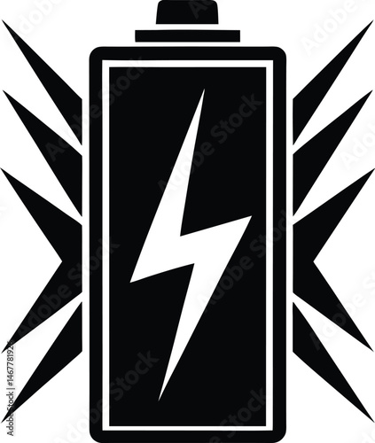 Battery Charging Icon Vector Illustration