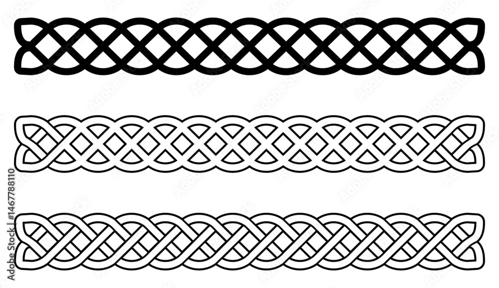 Celtic Knot Stroke Brush Set Celtic Knot Stroke Brush Set