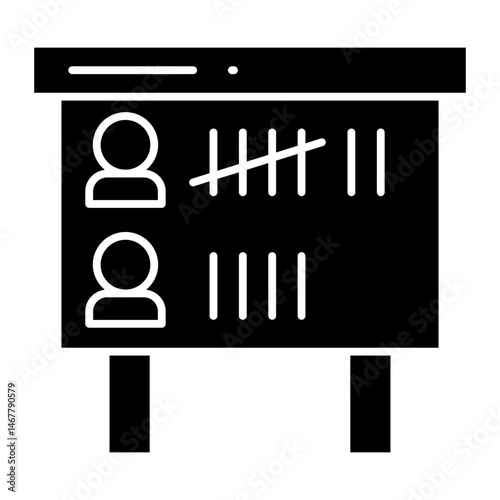 Vote Count glyph icon