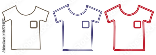 t shirt design icon vector illustrator eps 10 