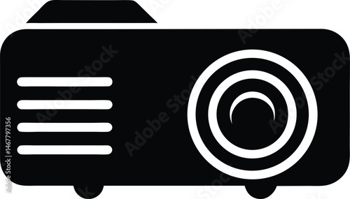 projector with ceiling mount icon vector illustration