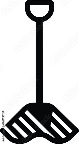 sand rake icon vector illustration