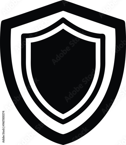 security badge icon vector illustration