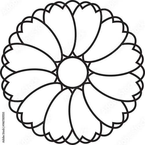 Flower Outline