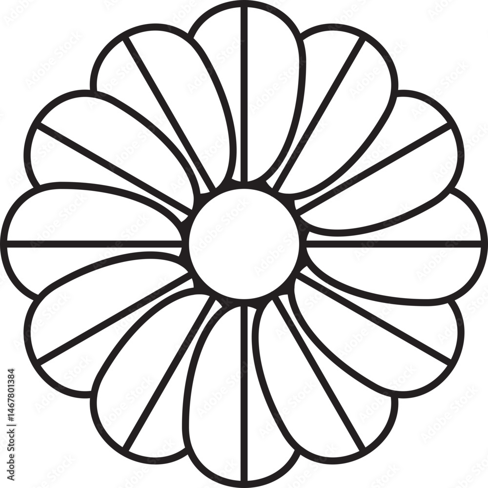 Flower Outline Flower Outline
