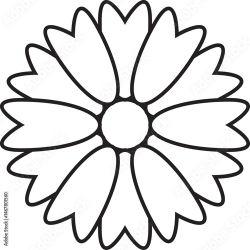 Flower Outline