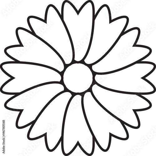 Flower Outline