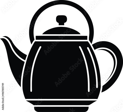 Tea Kettle Icon Vector Illustration