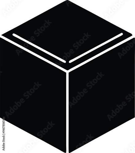 Tofu Block Icon Vector Illustration