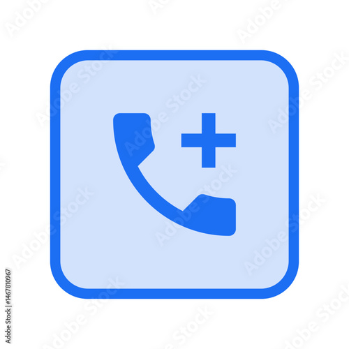 Add Call Filled Icon