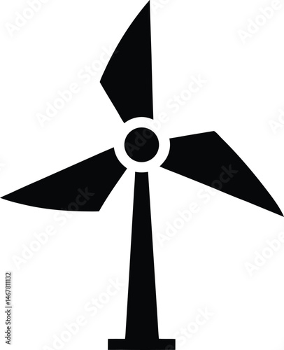wind turbine icon vector illustration