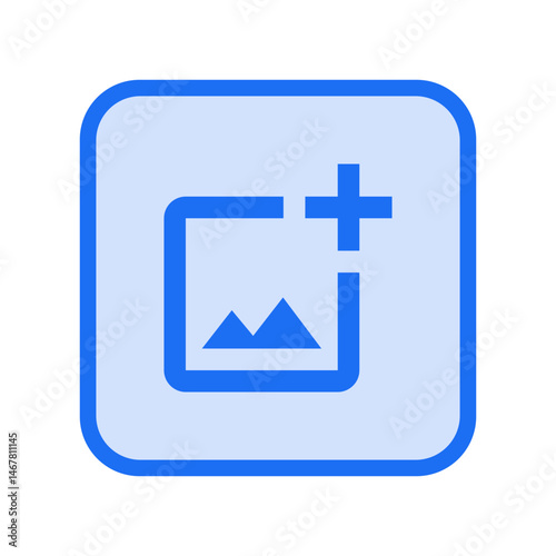 Add Photo Alternate Outlined Icon