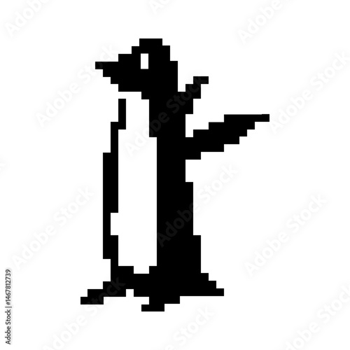 pixel pinguin