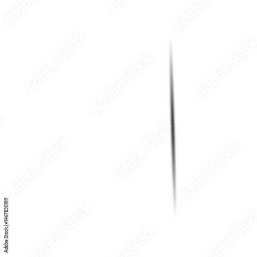 Transparent Realistic soft black shadow effect object side