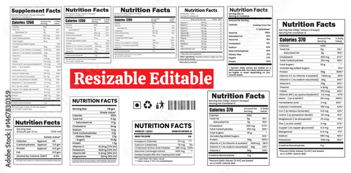 nutrition facts,supplement facts label,vitamin facts ,nutrition fact template canada supplements
