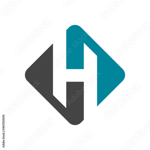 Free Download Letter H logo icon design template - GFXLoad