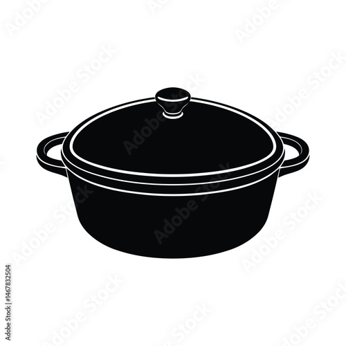 Casserole dish with lid for meal preparation