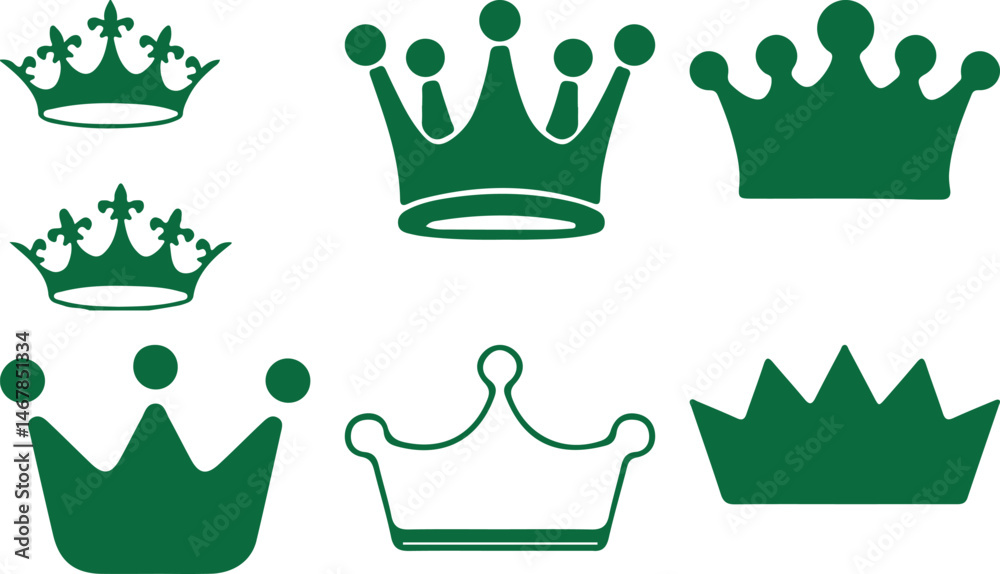 Set of crowns vectors Set of crowns vectors