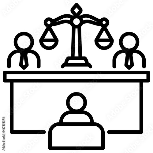 Court Line Icon