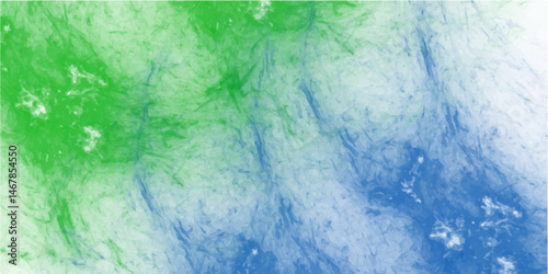 Digital art painting and Hand painted texture. colorful tie dye pattern abstract background. blue green and white watercolor background sky concept with color splash.  vector grunge for print