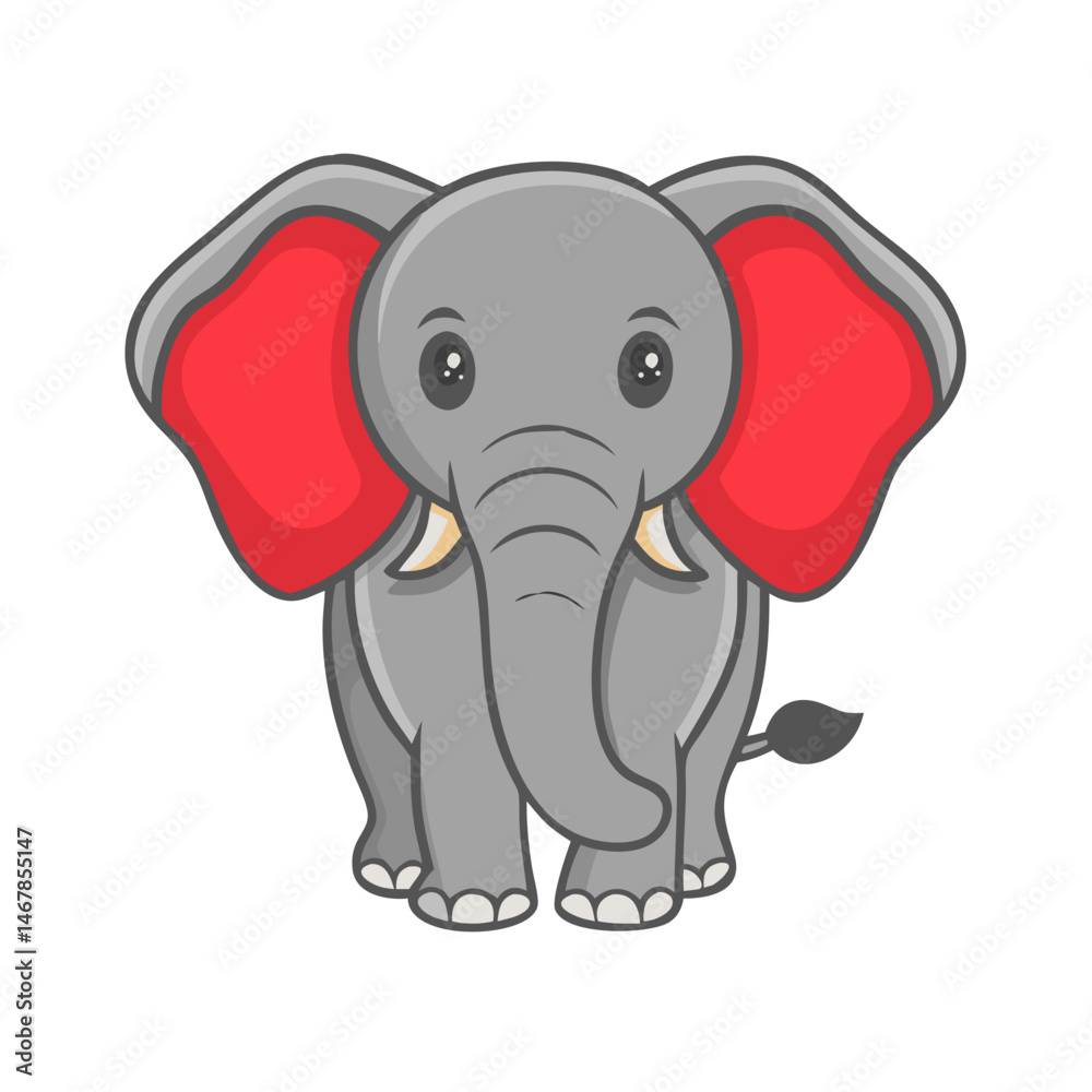 Naklejka premium Elephant: The Majestic Giant of the Animal Kingdom