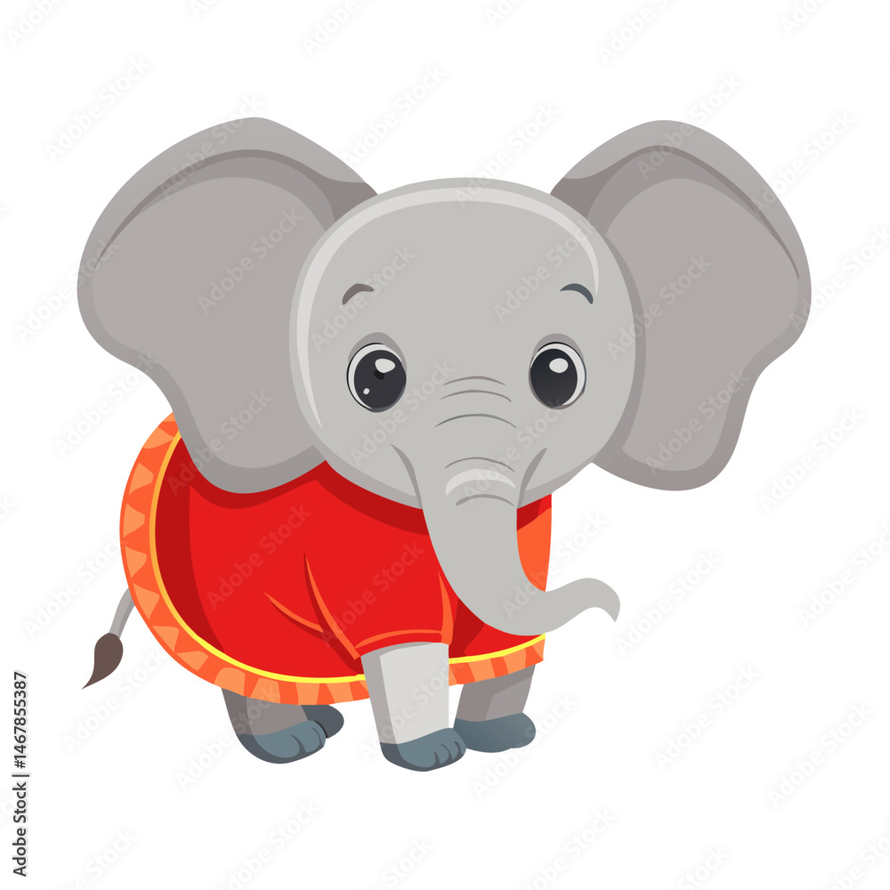 Naklejka premium Elephant: The Majestic Giant of the Animal Kingdom