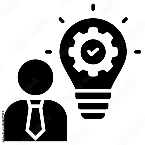 Solution Glyph Icon
