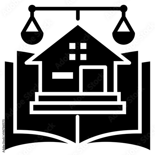 Trust And Estate Law Glyph Icon