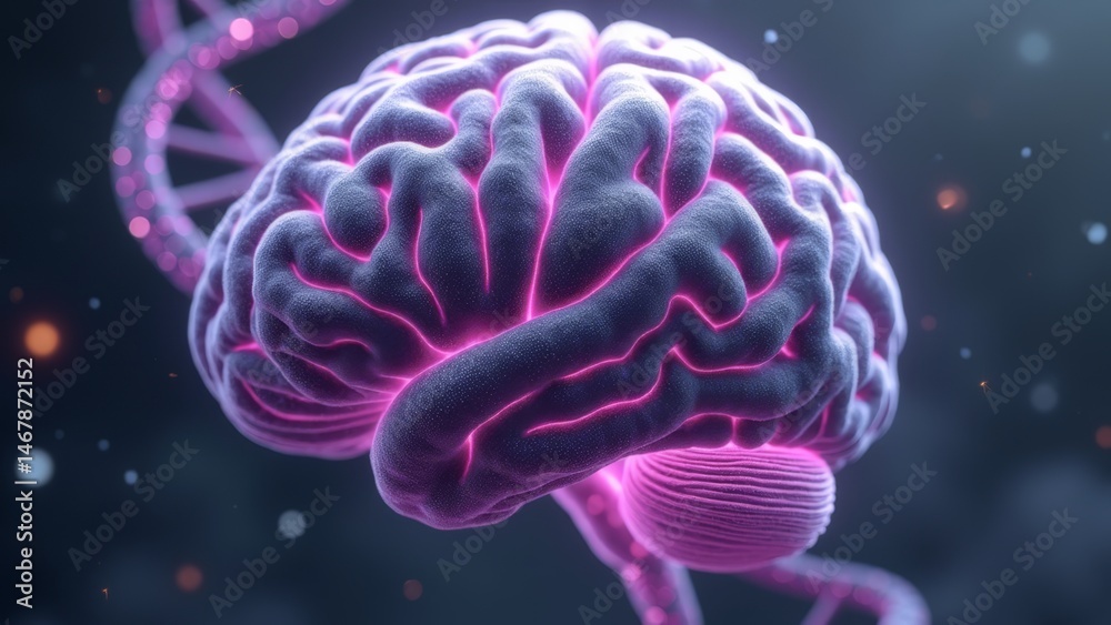 Obraz premium Brain medical visualization images