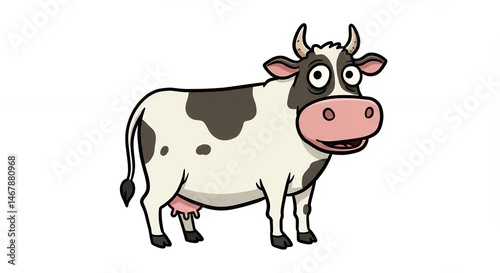 Wallpaper Mural Cartoon cow illustration Torontodigital.ca