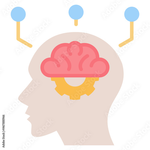 Psychology Flat Icon