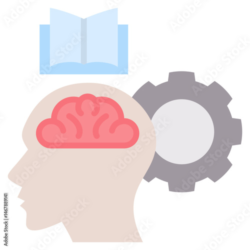 Cognitive Training Flat Icon