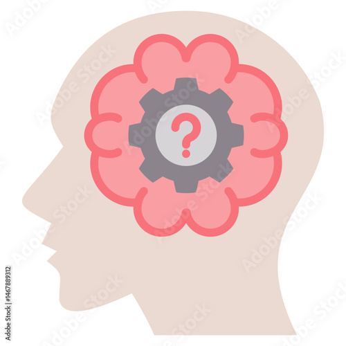 Critical Thinking Flat Icon