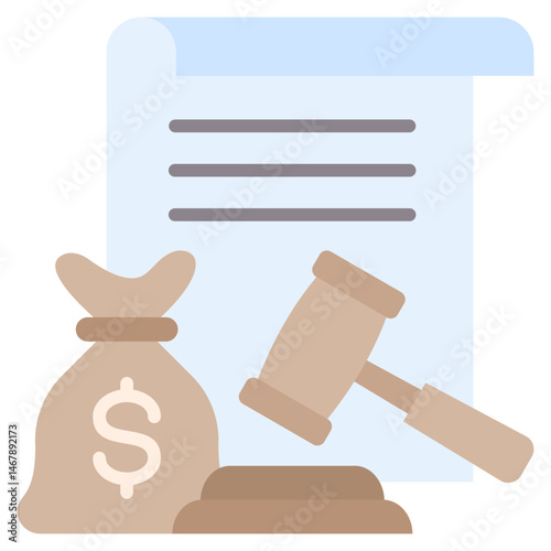 Bail Flat Icon