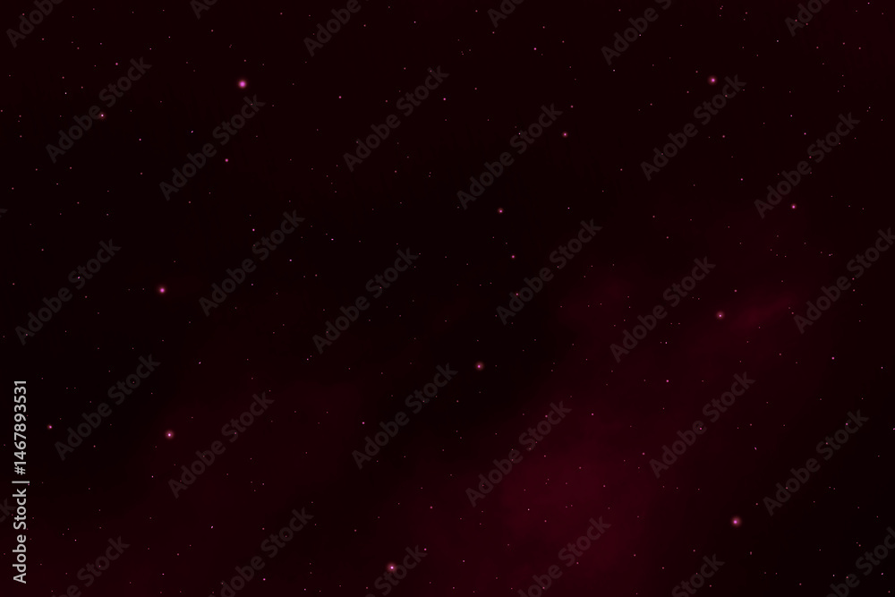 Obraz premium Red galaxy space background. Starry night sky. Photo can be used for the concept of Christmas, New Year, Valentines and all celebrations backgrounds.