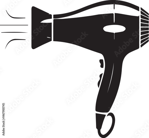 hand drawn vector illustration of an electric drill