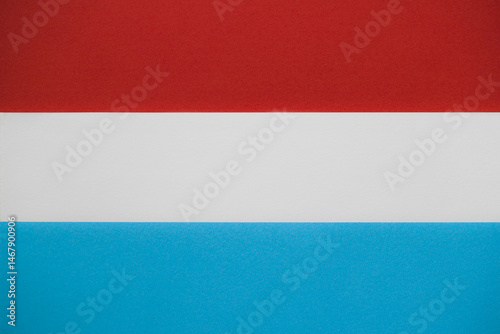 color paper flag of Luxembourg