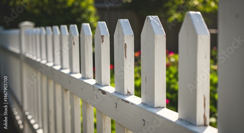 white picket fence