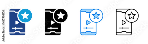 Content Rating icon sheet multiple style collection