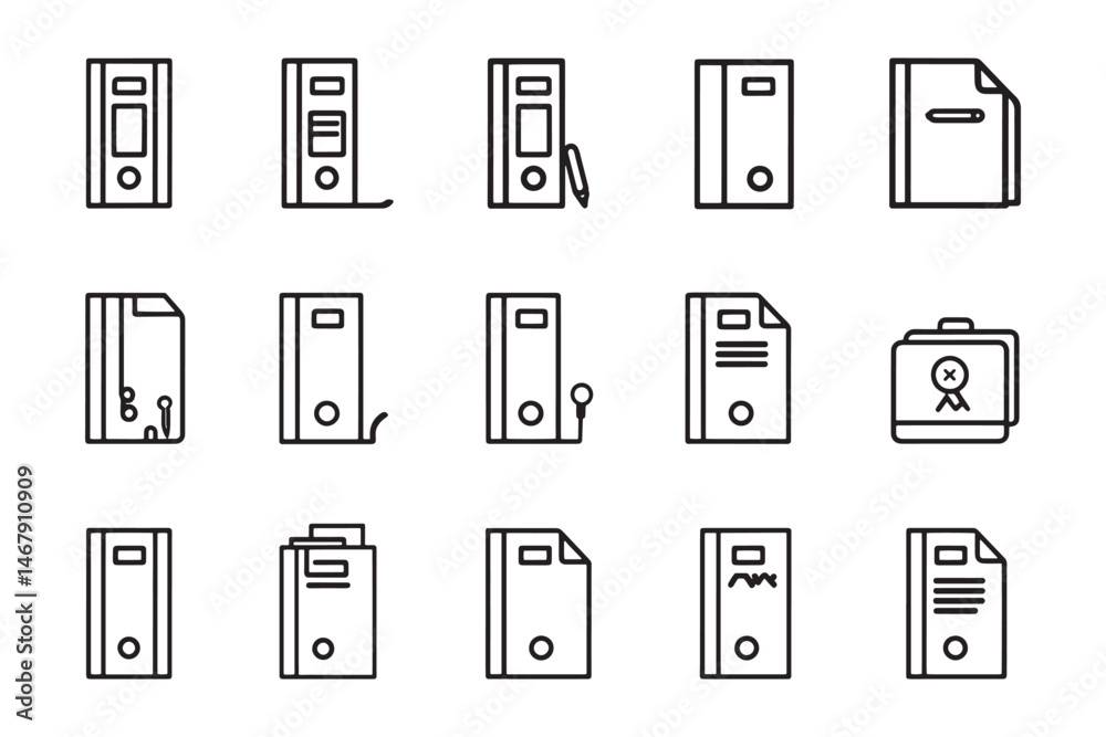 Binder Ultra Minimalist Icon Binder Ultra Minimalist Icon
