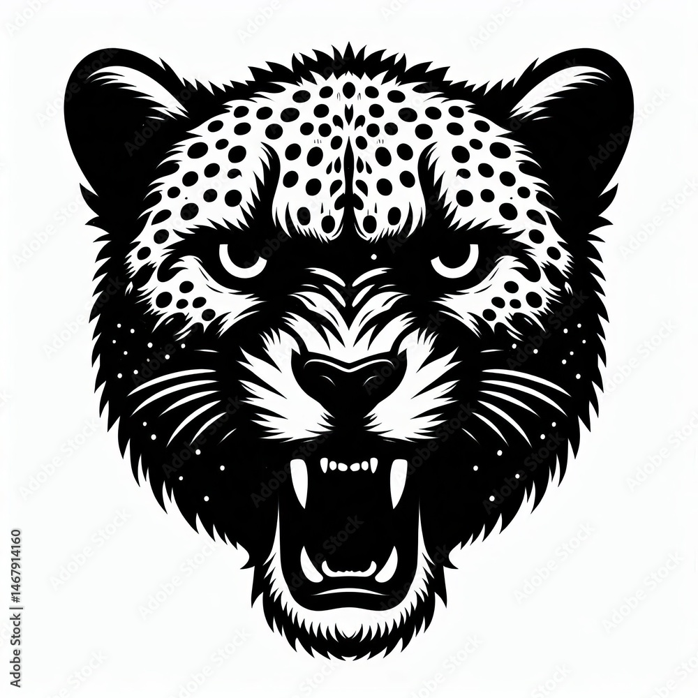 Fototapeta premium Cheetah Silhouettes