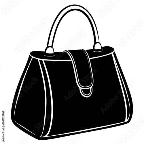 female bag isolated on white background