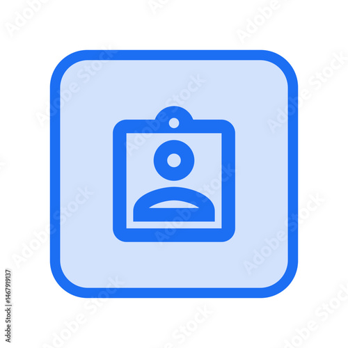 Assignment Individual Outlined Icon