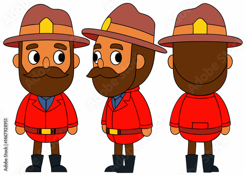Canadian Mountie Character