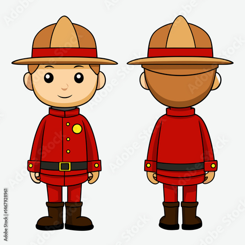 Canadian Mountie Character
