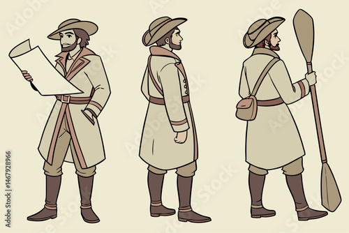 Canadian Voyageur Character